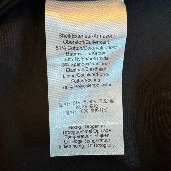 Donna Karan Short Sleeve Black A-Line Midi Dress - Picture 8 of 9